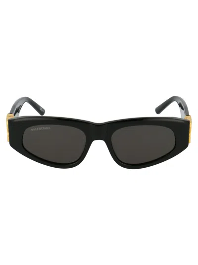 Balenciaga Eyewear Rectangular Frame Sunglasses In Multi