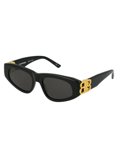 Balenciaga Eyewear Rectangular Frame Sunglasses In Multi