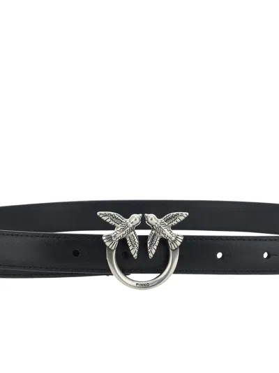 Pinko Love Berry H3 Belt In Black
