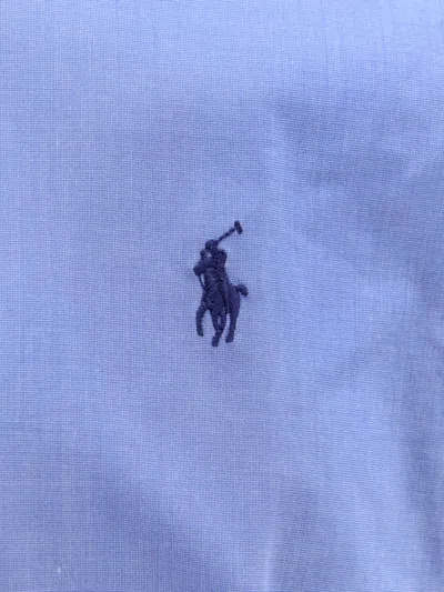 Polo Ralph Lauren Chemise Droite En Coton Stretch In Blue
