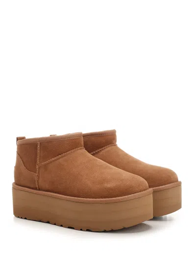 Ugg Classic Ultra Mini Sole Bold In Brown