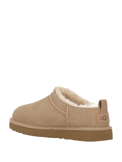 Ugg Beige Slip-on Boots With Sheepskin Lining In Neutral