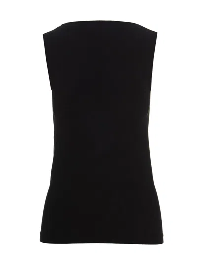 Wolford Women's 7005 Black Aurora Crewneck Stretch-jersey