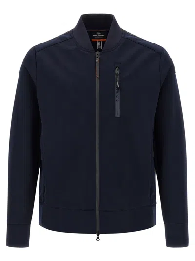 Parajumpers 'mckay' Chest Pocket Sweatshirt Long Sleeves In Blue