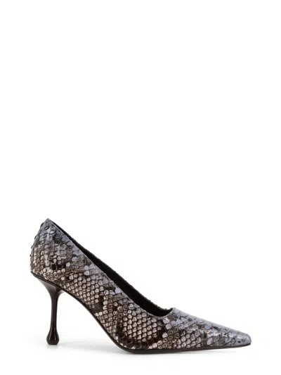 Jimmy Choo Ixia 80 Python Print Leather Pumps In Brown