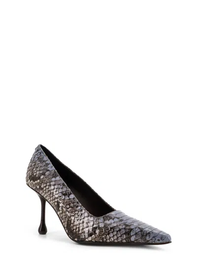 Jimmy Choo Ixia 80 Python Print Leather Pumps In Brown
