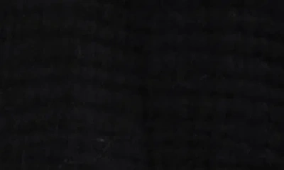 Viens Avec Moi Crinkle Cotton Gauze Wide Leg Pants In Black