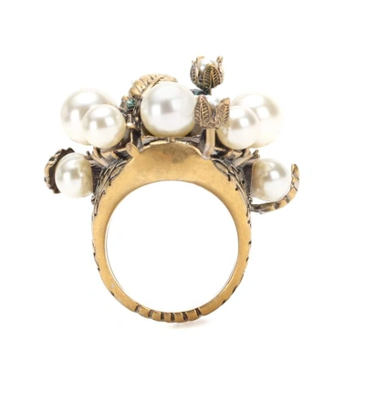 Shop Gucci Embellished Ring