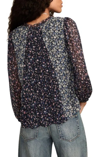 Lucky Brand Mixed Print Swing Top In Multi