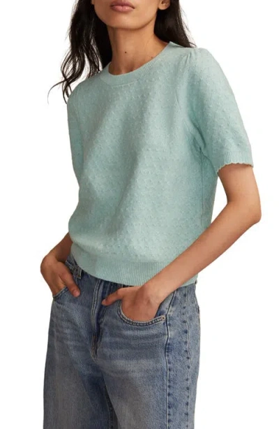 Lucky Brand Women's Cloud Soft Puff Sleeve Sweater T-shirt In Blue