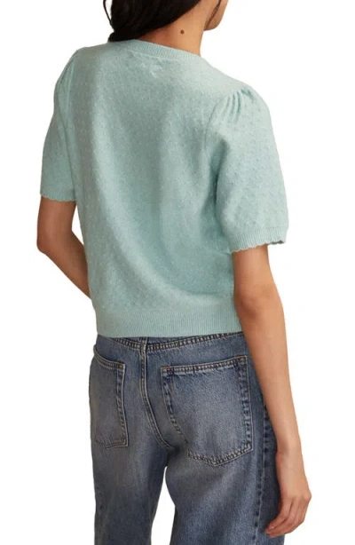 Lucky Brand Women's Cloud Soft Puff Sleeve Sweater T-shirt In Blue