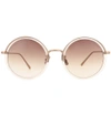 LINDA FARROW Round sunglasses