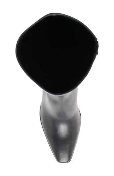 Dolce Vita Womens Emmi Pointed Toe Blade Heel Knee High Tall Dress Boots Regular Wide Calf In Black