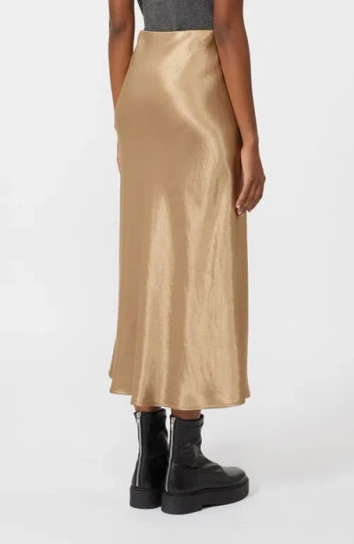 Mm By Max Mara Alessio Bias Cut Maxi Skirt In Brown