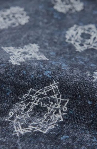 John Varvatos Ross Long Sleeve Linen Button-up Shirt In Multi