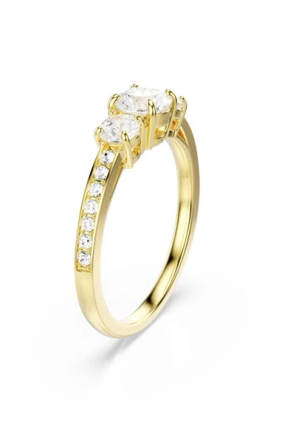 Swarovski Stilla Attract Ring In Gold
