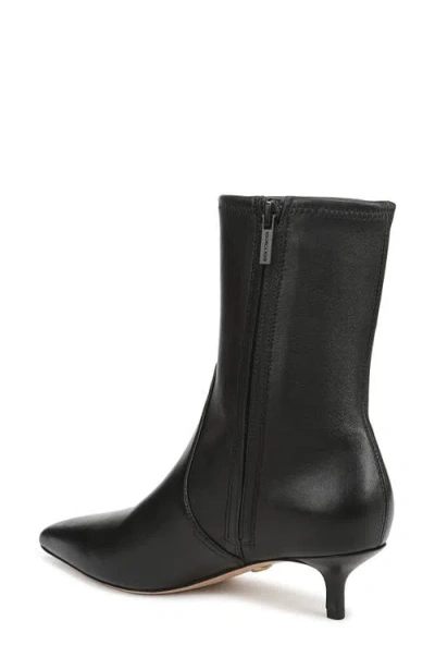 Veronica Beard Lisa 45 Stretch Kitten Heel Bootie In Black