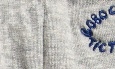 Bobo Choses Quilted Knee-patch Track Pants In Gray