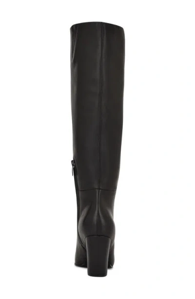 Nine West Adera Pointed Toe Knee High Boot In Black
