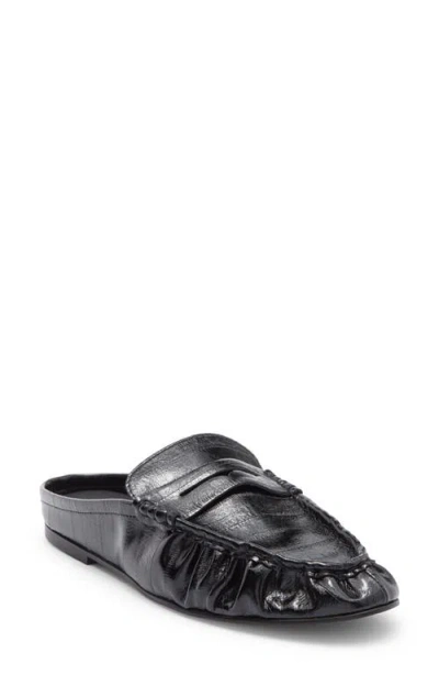 Steve Madden Rafe Loafer Mule In Black