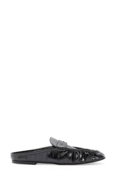 Steve Madden Rafe Loafer Mule In Black