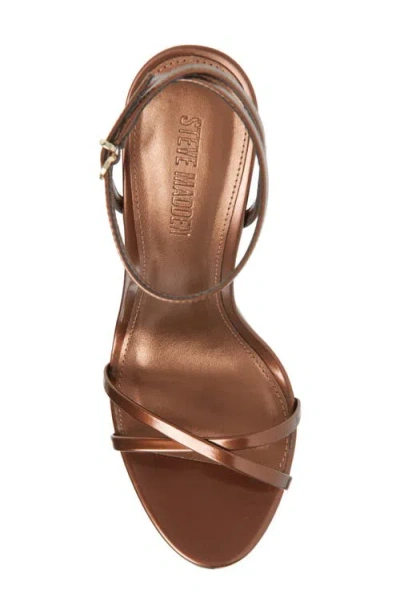 Steve Madden Women's Jypsey Strappy High-heel Dress Sandals In Brown