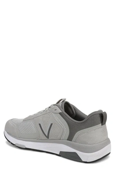 Vionic Wide Width Walk Stride Knit Sneaker In Gray