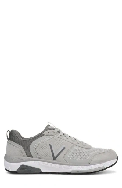 Vionic Wide Width Walk Stride Knit Sneaker In Gray
