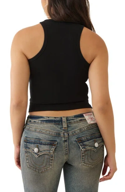 True Religion Goddess Rib Tank In Black