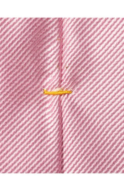 Eton Solid Silk Twill Tie In Pink