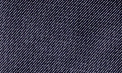 Eton Navy Solid Silk Twill Tie In Blue