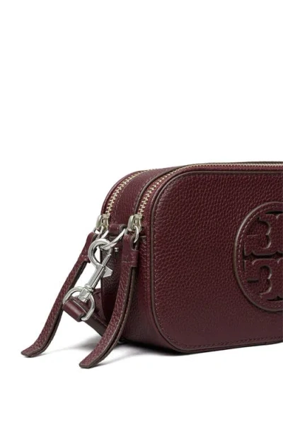 Tory Burch Miller Mini Crossbody Bag Dark Carmine In Red