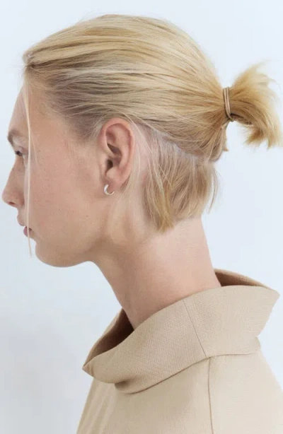 Mango Oversized Flowing Blouse Beige In Neutral