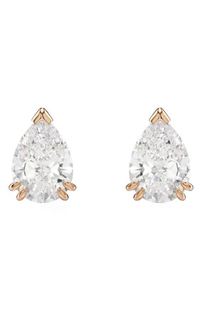 Swarovski Stilla Stud Earrings In Gold