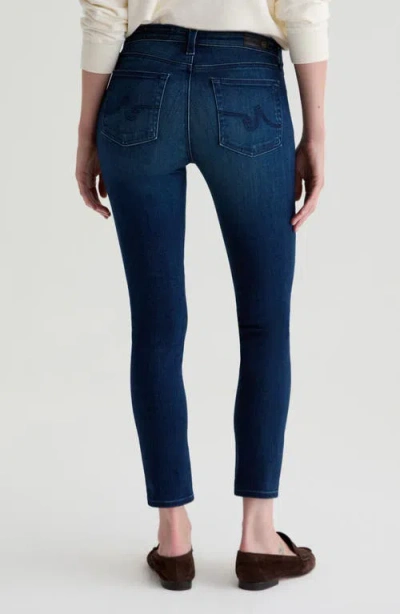 Ag Prima Low Rise Cigarette Ankle Jeans In Epilogue In Blue