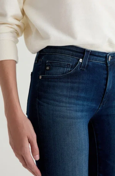 Ag Prima Low Rise Cigarette Ankle Jeans In Epilogue In Blue