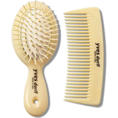 Yves Durif The Mini Brush Set In Transparent