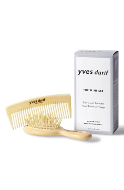 Yves Durif The Mini Brush Set In Transparent