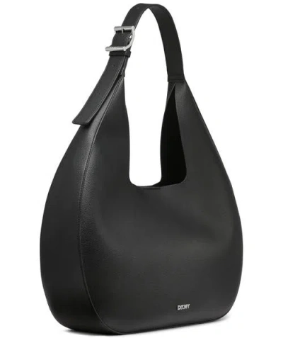 Dkny Camila Large Hobo In Black