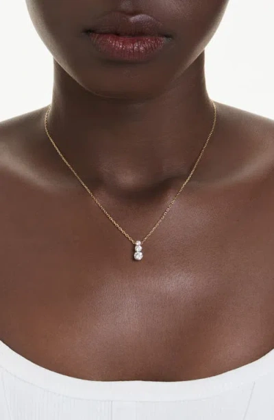 Swarovski Stilla Attract Pendant In Gold