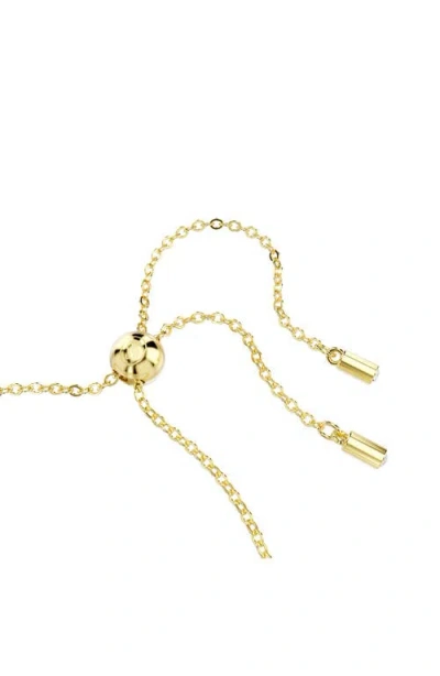 Swarovski Matrix Tennis Bracelet In Gold