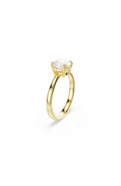 Swarovski Stilla Attract Cocktail Gold-tone Plated Ring