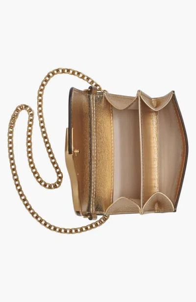 Donna Karan Women's Malverne Metallic String Wallet In Gold