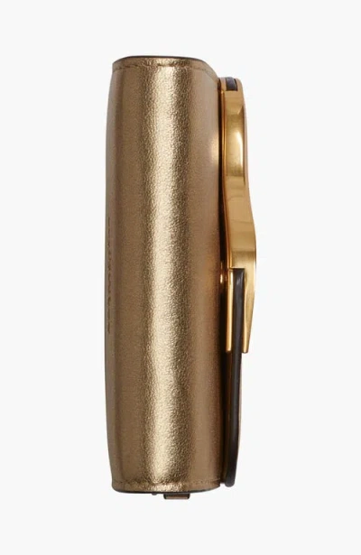 Donna Karan Women's Malverne Metallic String Wallet In Gold