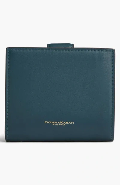 Donna Karan New York Valley Stream Small Wallet In Green