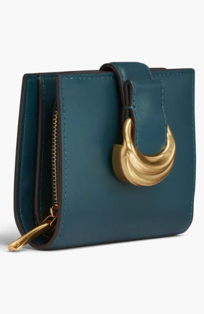 Donna Karan New York Valley Stream Small Wallet In Green