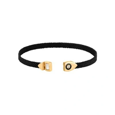Karma And Luck Evil Eye Black String Bracelet In Black