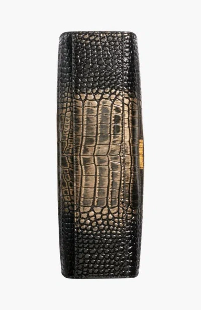 Donna Karan Women's Commack Metallic Croco Clutch In Multi