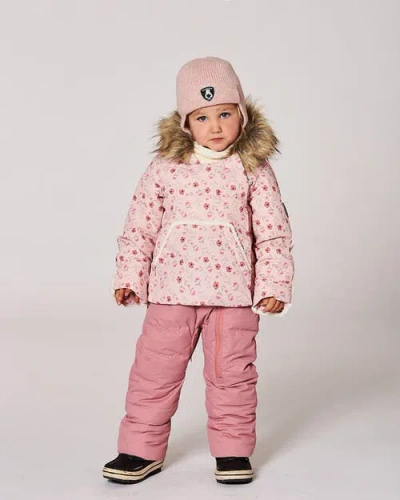 Deux Par Deux One-piece Snug Snowsuit Designed For Car Seat In Multi