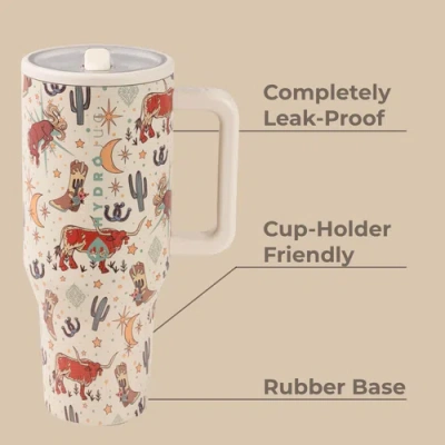 Hydrojug Rodeo Print 32 oz Insulated Mug In Multi
